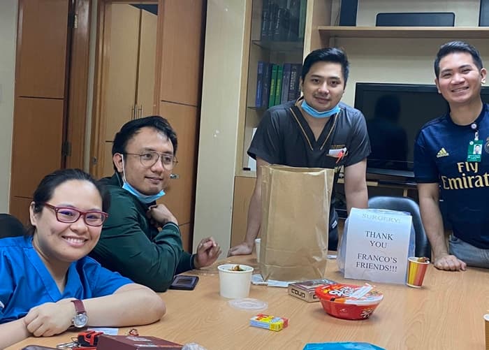 Franco's Friends PH's COVID-19 Relief Efforts